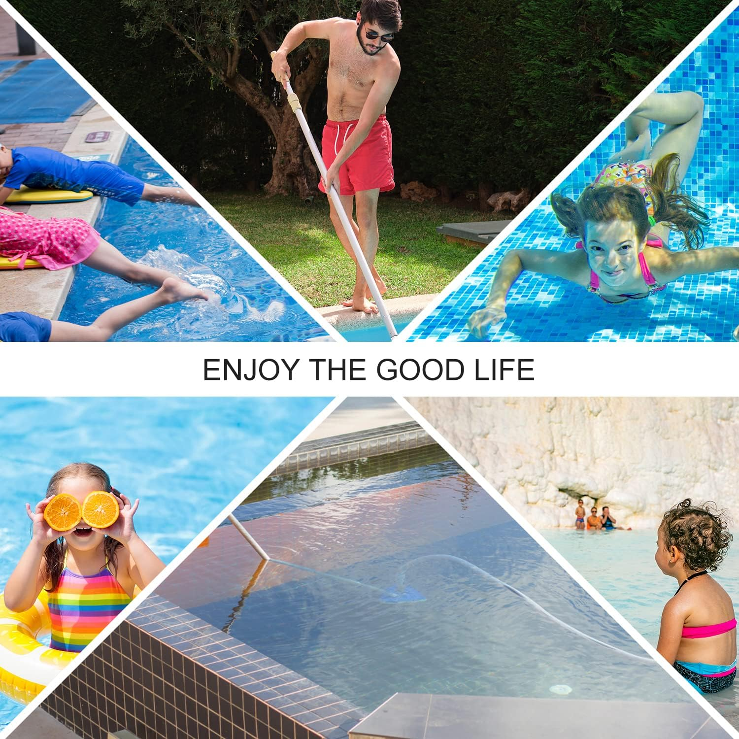 LUTER 11.8 X 9 Inch Pool Vacuum Mesh Bag Replacement, 4Pcs Fine Mesh Filter Bag Pool Cleaner Net Fine Mesh Pool Cleaner Leaf Bag for Pool Vacuum Aquariums Ponds