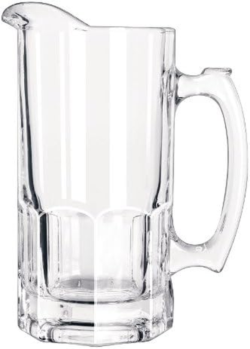 Libbey RLBIX01 Litter Pitcher, Gibraltar, 3.3 Fl Oz (1 L), Glass No. 5263