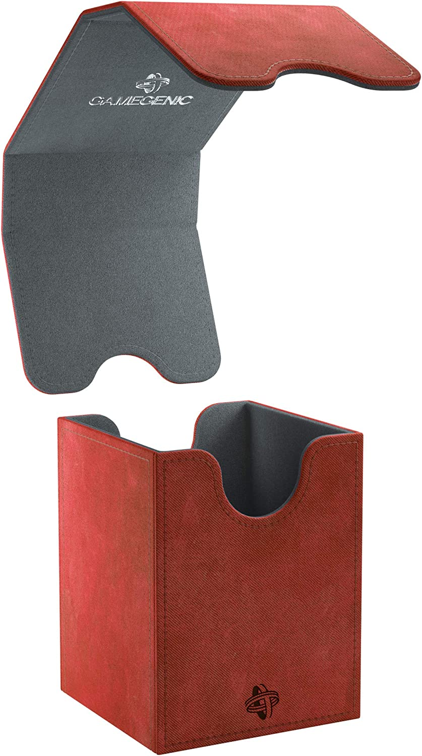 Gamegenic GG2017 Convertible Squire Deck Box Holds 100 Sleeves, Red image number 4