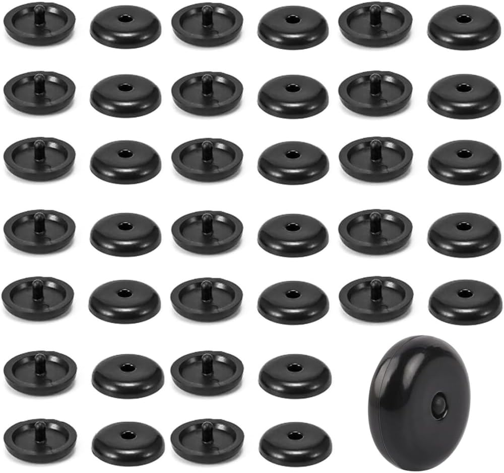 20 Seat Belt Button, Universal Fit Seatbelt Stopper, Buckle Clip Stop Button for Car, Truck or SUV Seat Belt