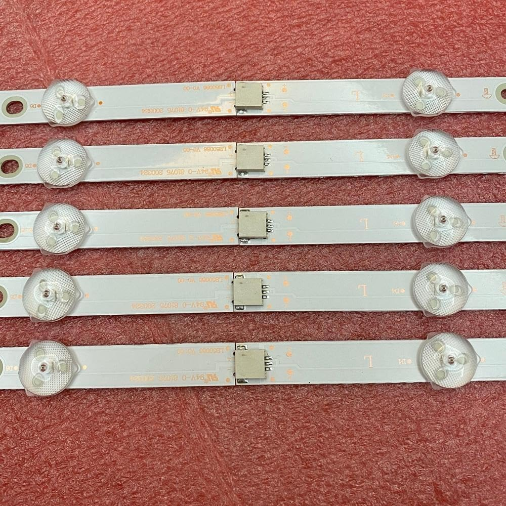 LED Backlight Strip for 50PUS6272 50PUS6201 50PUS6503 50PUS6753 50PUS6262 50PUS6162 50PFK6550/12 LB50082 LB50086 LB50089 V0 (Color : Kit 10Pcs for 1 TV)