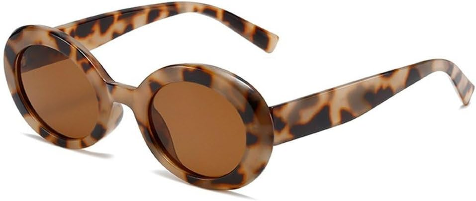 Oval Jelly Color Women Sunglasses Fashion Yellow Green Shades UV400 Men Trending Gradient Sun Glasses