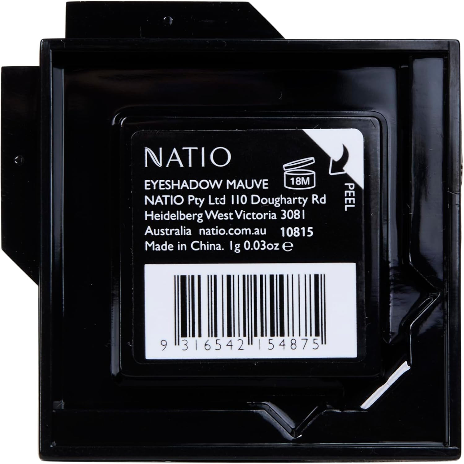 Natio Australia Single Eyeshadow Mauve - Matte Purple Clickable Eyeshadow - Vegan Friendly image number 4