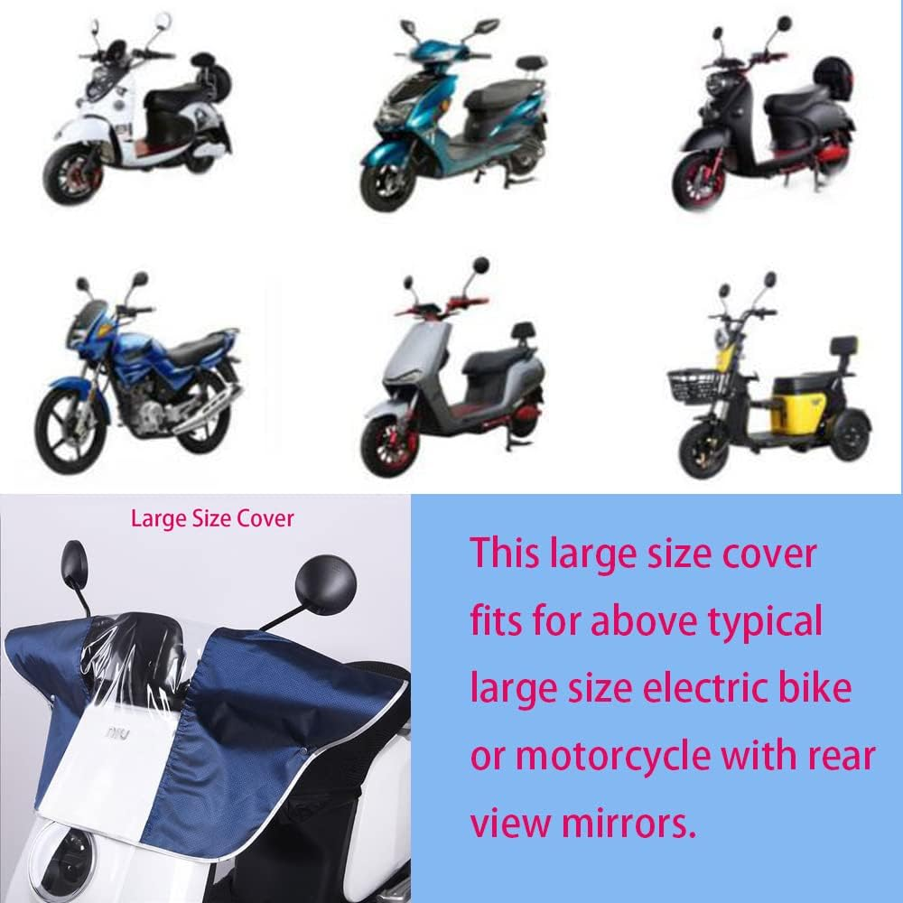 Mobility Scooter Control Panel Cover, Tiller Waterproof Panels Case, Electric Bike Center Control Dust Waterproof Cover Rain Enclosure Large Size image number 1