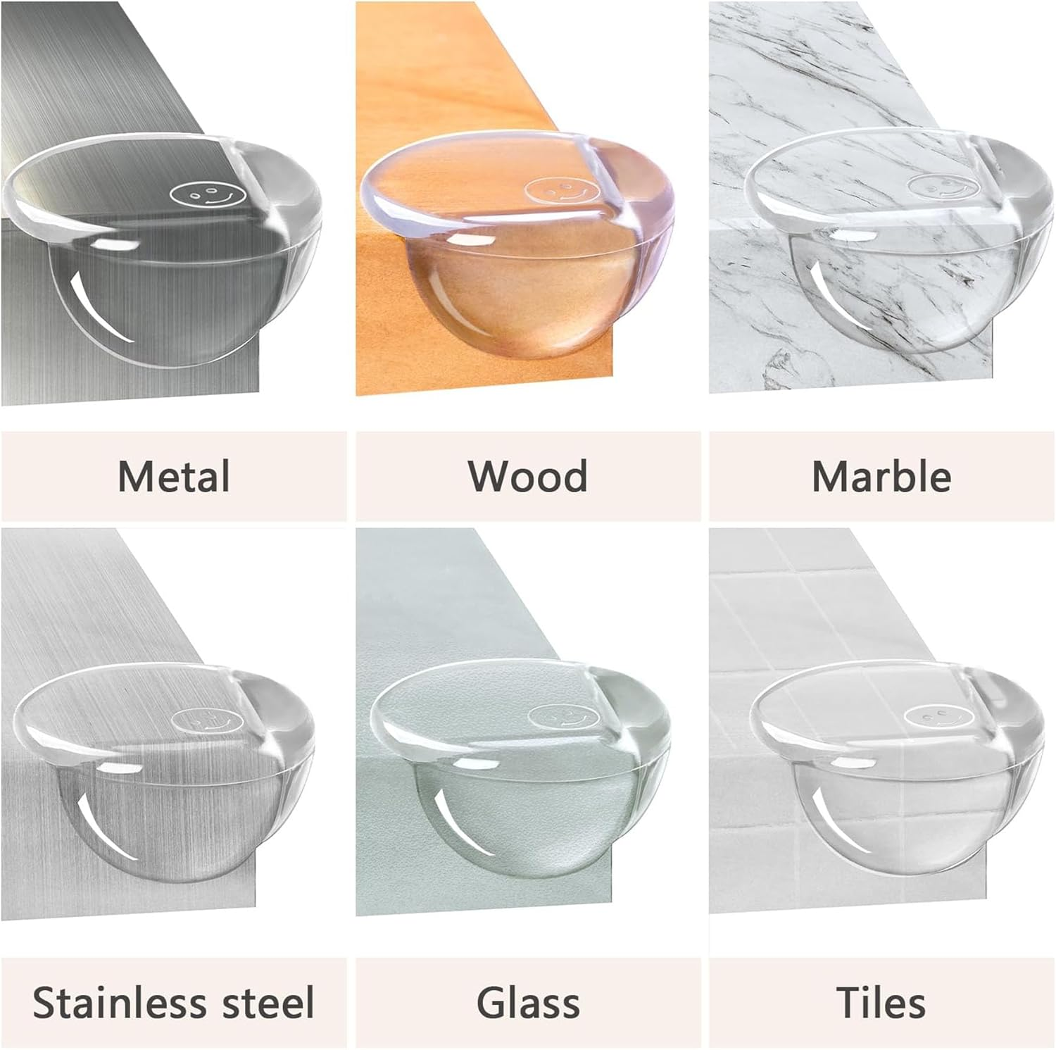 12 Pack Corner Protector for Baby, Clear Furniture Corner Guard & Edge Safety Bumpers for Table Edges & Sharp Corners - Baby Proofing (Round) image number 1