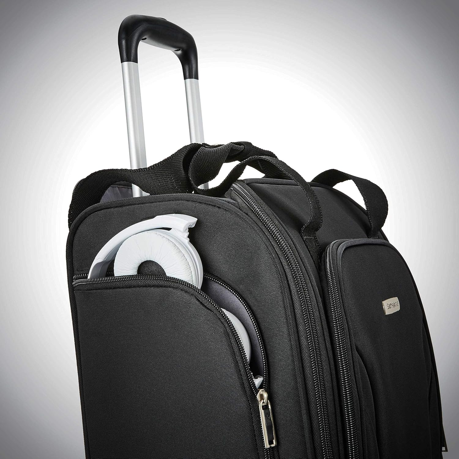 Samsonite Underseat Carry-On Spinner with USB Port - Jet Black image number 5