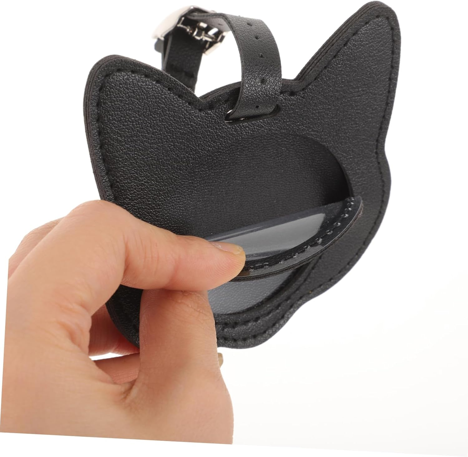 OATIPHO 9Pcs Leather Luggage Tags for Suitcases Hanging Travel Tags Pu Leather Material for Travel Supplies and Carryon Luggage image number 6