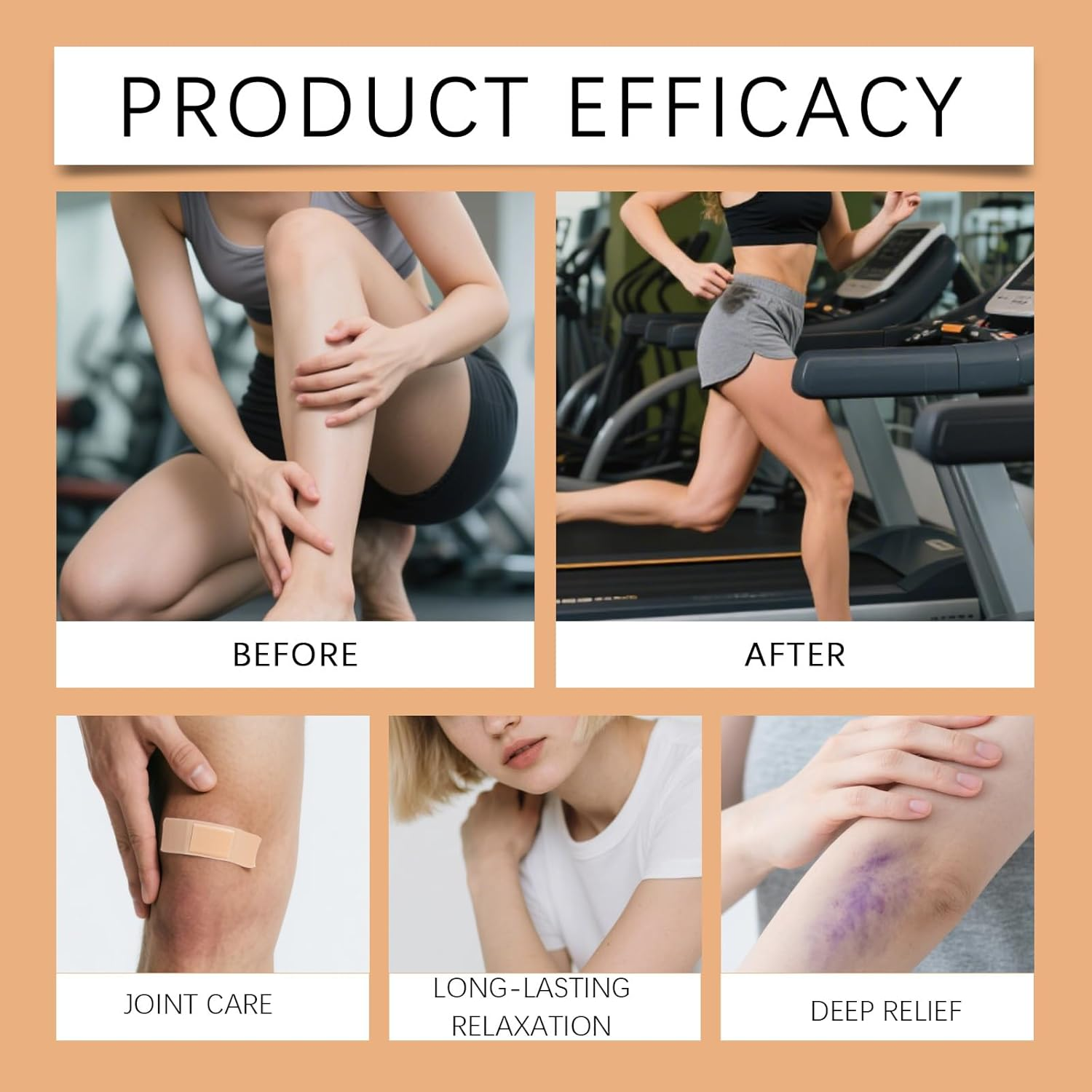 Neuro Balm, Herbal Cooling Ointment for Daily Body Comfort & Care, Long-Lasting Soothing Relaxation, for Knee/Elbow/Shoulder/Back/Neck, Massage Body Gel (1Pcs) - 12Pcs image number 4