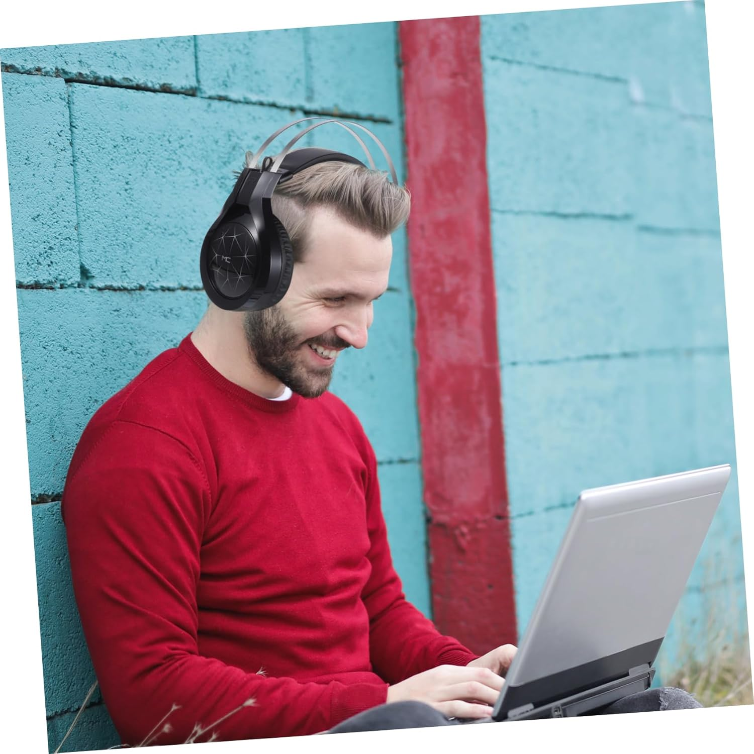 TEHAUX Microphone Computer Headset for Gaming Wired Jack Cool Luminous Design for Use Headset for Students and Gamers image number 1