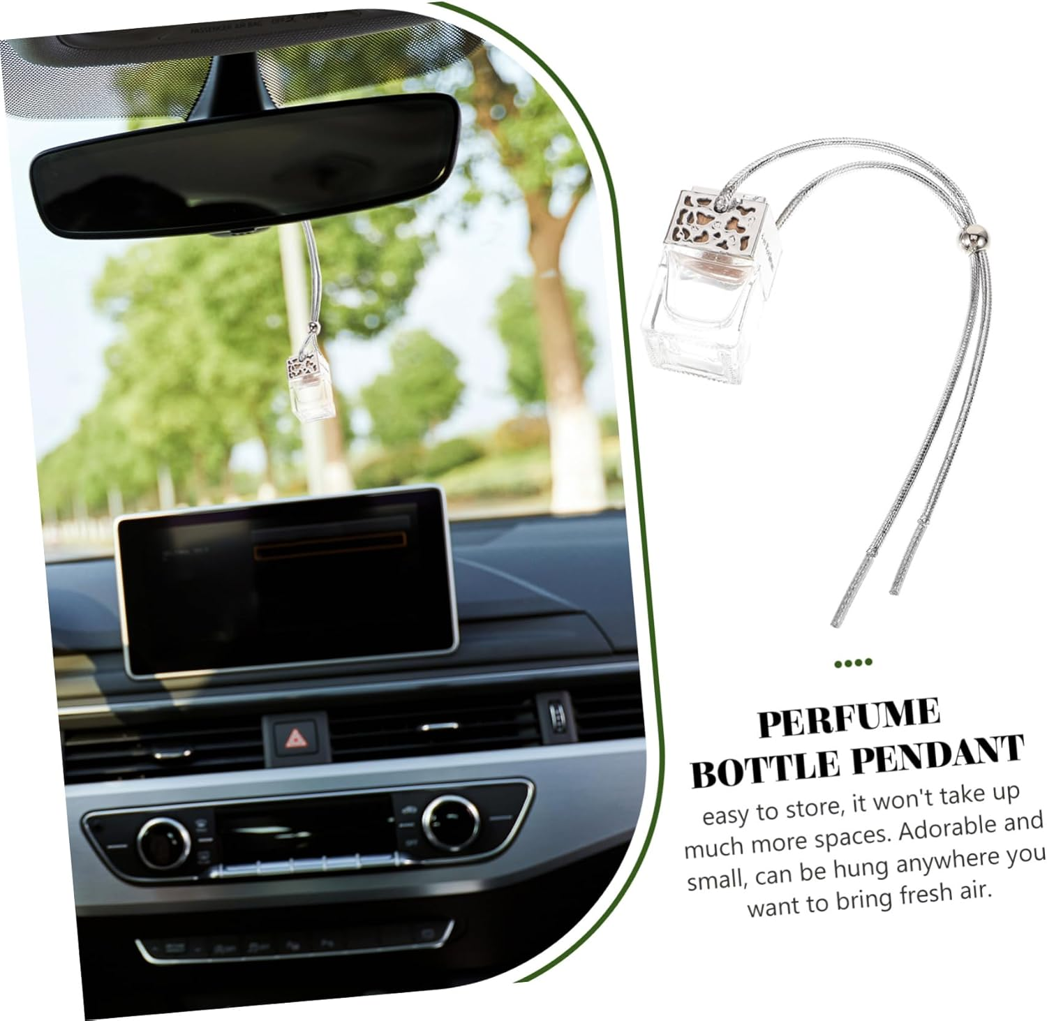 BUTIFULSIC 20Pcs Small Containers Home Fragrance Diffuser Car Perfume Terrariums Car Diffusers Diffuser for Car Essential Oil Diffuser Car Fragrance Diffuser Multipurpose Glass Bottled image number 4