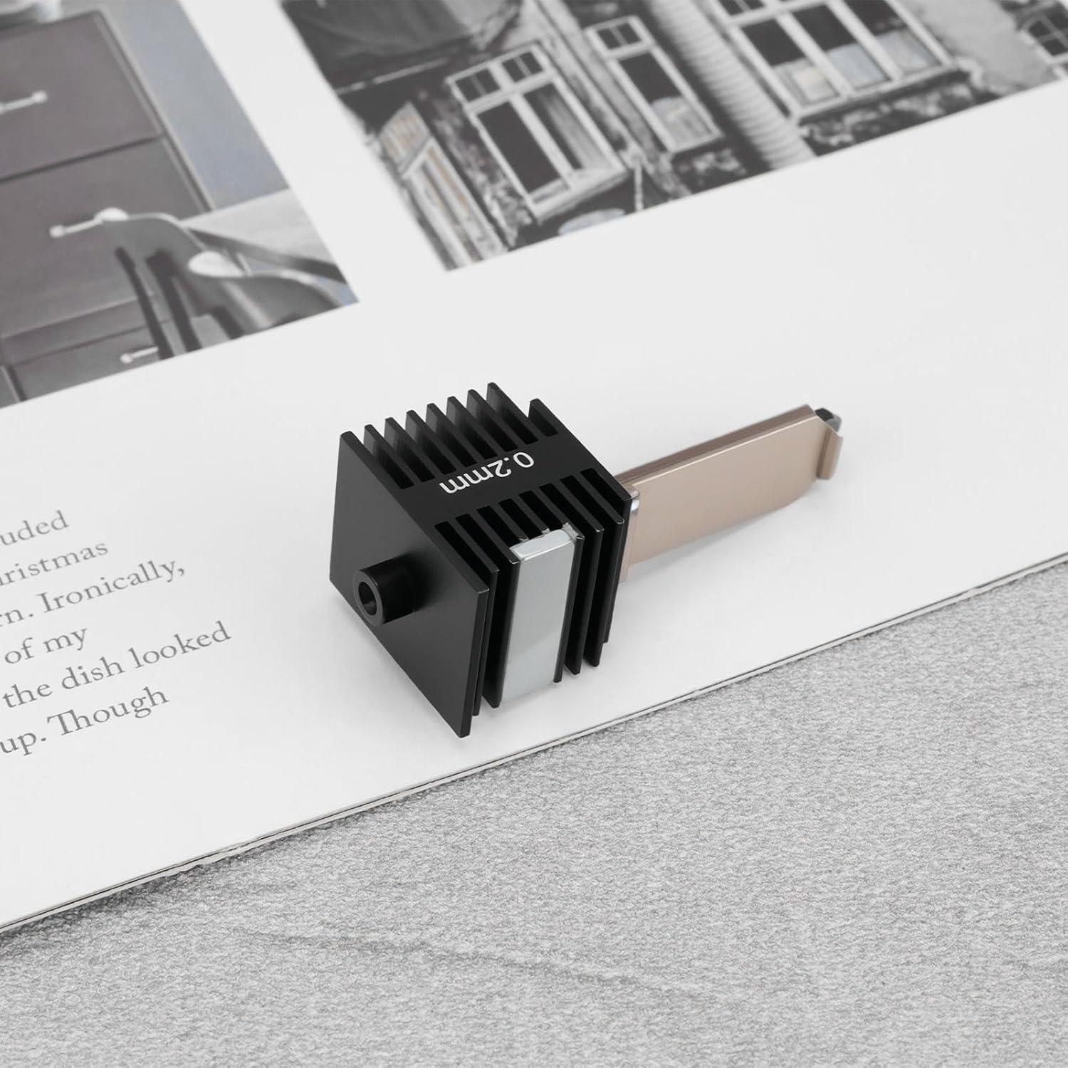 LT Easiyl 1Set 0.2 Mm High Temp Hotend with Hardened Steel Nozzle Wrenches Silicone Sock Compatible with Bambu Lab A1 Compatible with Bambu Lab A1 Mini 3D Printer Accessory image number 3