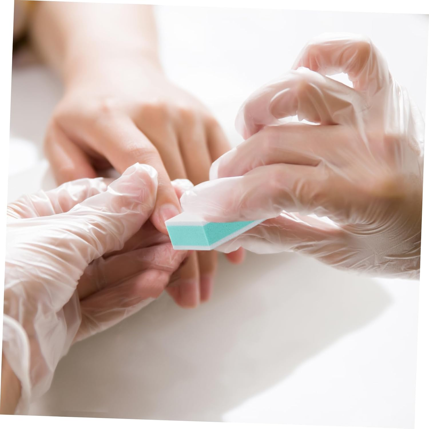 50Pcs Nail Polishing and Manicure Sponge Nail Files for Natural Shaping Files with Soft Comfortable Grip High Elasticity Block Buffers for Professional Salon Use and Home Care image number 3