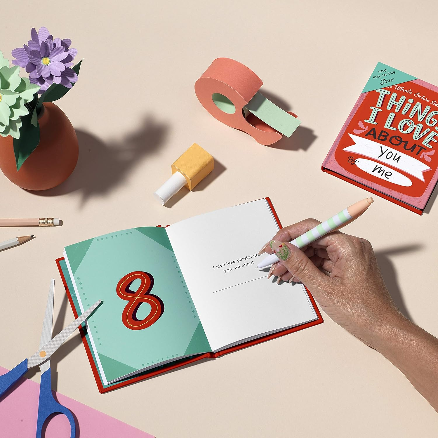 Emily Mcdowell & Friends about You Fill in the Love Book Fill-In-The-Blank Gift Journal, 4.10 X 5.40-Inches image number 5