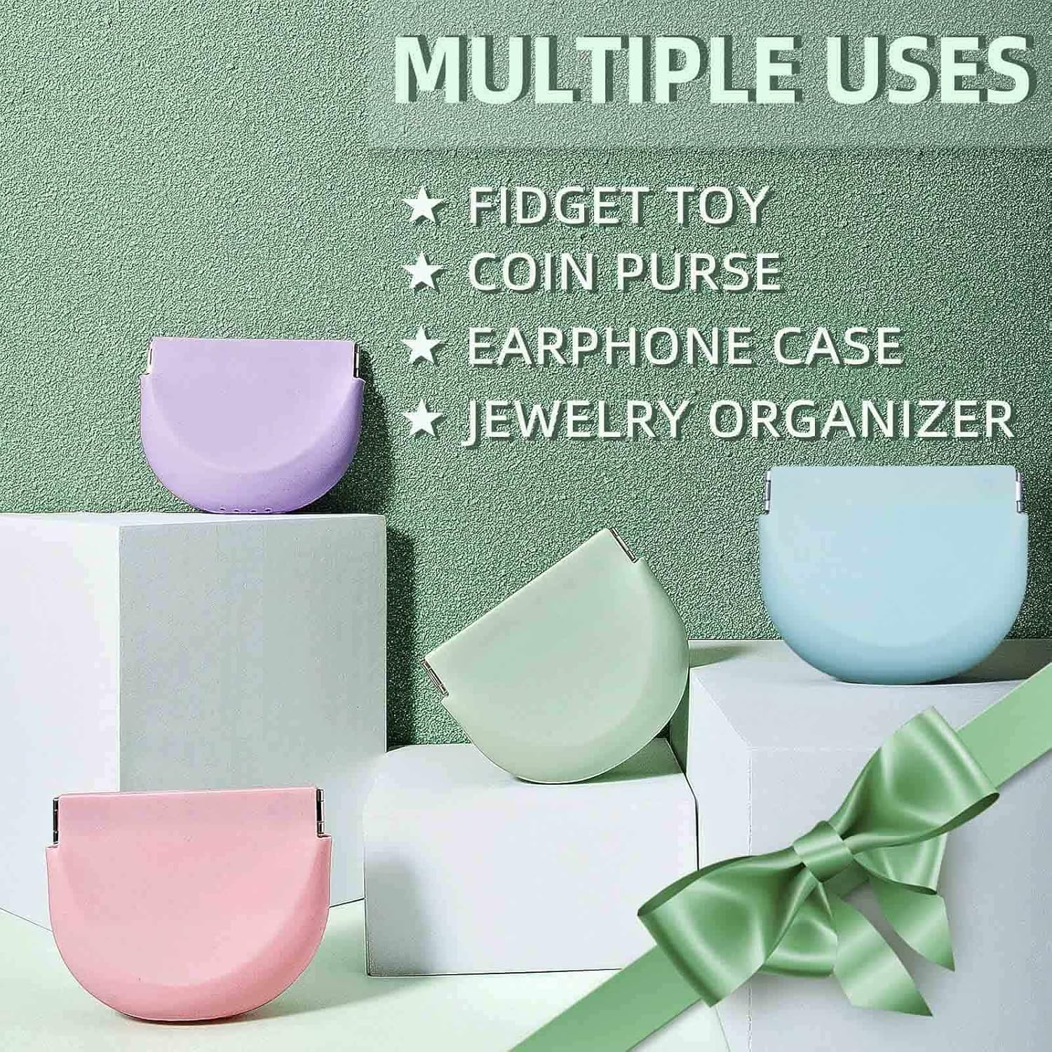 Cute Retainer Case with Vent Holes Food Grade Silicone Retainer Cleaner Case Dental Retainer Holder Case with Lanyard Slim Cool Thin Container Braces Case for Girls Women Kids Boys Men Portable Travel Denture Mouth Guard Aligner Case(Light Blue) image number 5