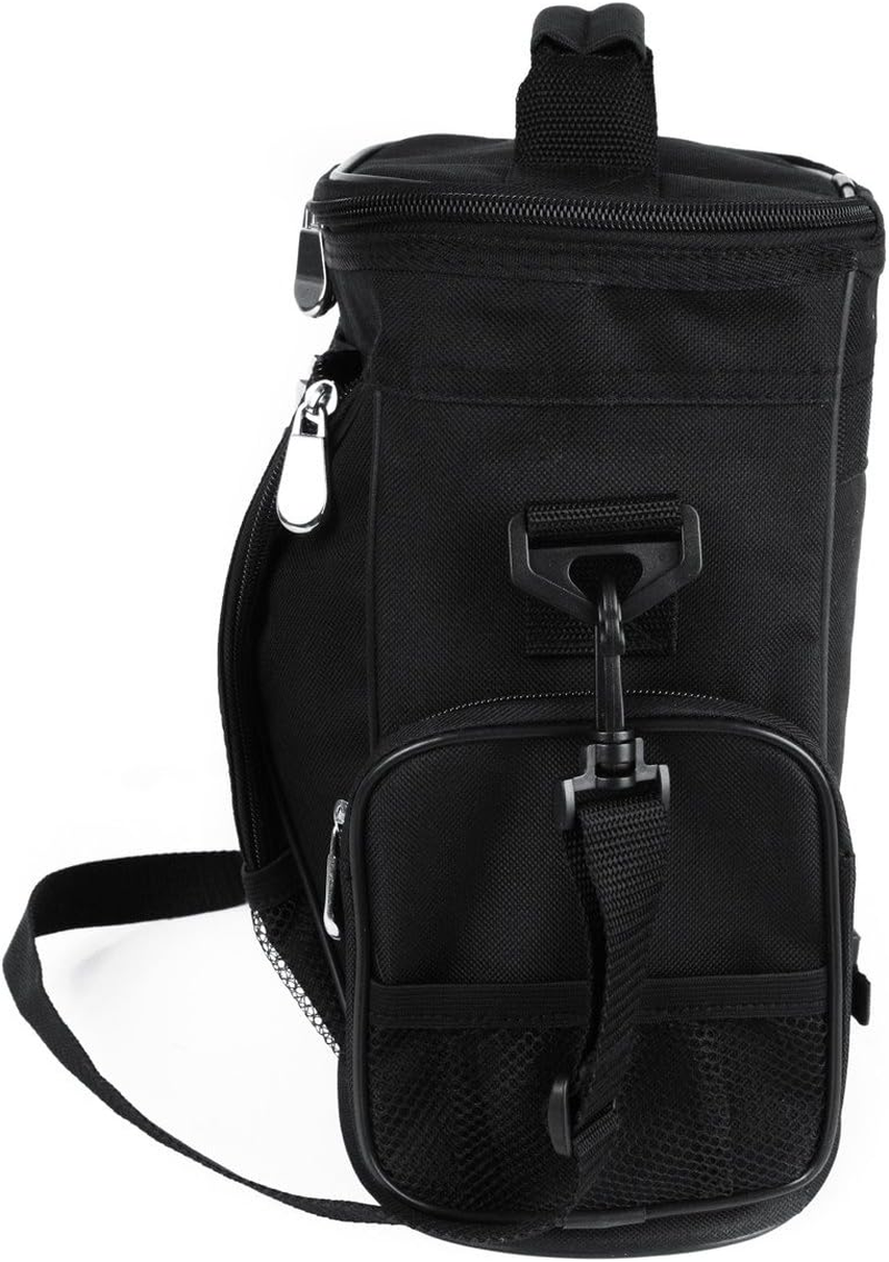 Intech Golf Bag Cooler and Accessory Caddy, Portable Soft Sided 10-Can Insulated Cooler Bag, Fits on a Golf Cart, Push Cart or Carry - Lime Green image number 4