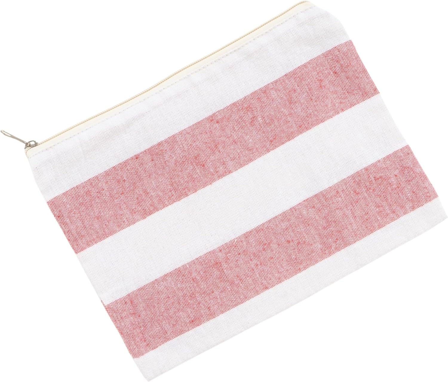 Cotton Wash Bag with Stripes 27 X 20 X 1 Cm 4 Designs Fresh Colours for Beach, Pool and Travel image number 2
