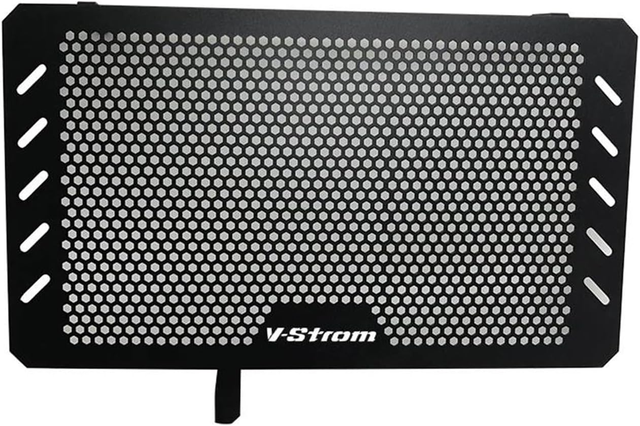 VEAEKNCFCB for S&UZUKI for DL650 V-STROM DL 650 VSTROM 650 2013-2023 Radiator Protective Grill Cover Guards Cooler Grille Protecter Motorcycle Radiator Guard Engine(V-Strom LOGO) image number 3