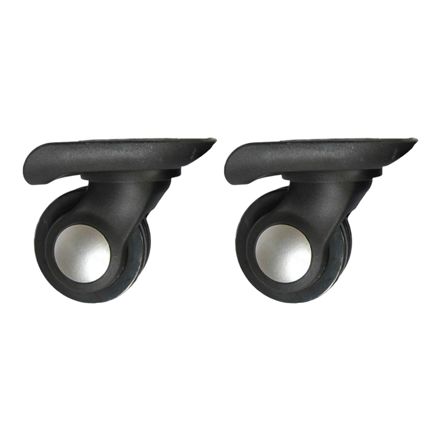 Generic 2 Pieces Luggage Wheels Luggage Suitcase Wheels Repair Parts Flexible Wear Resistant Trolley Case Casters Travel Bag Wheels image number 6