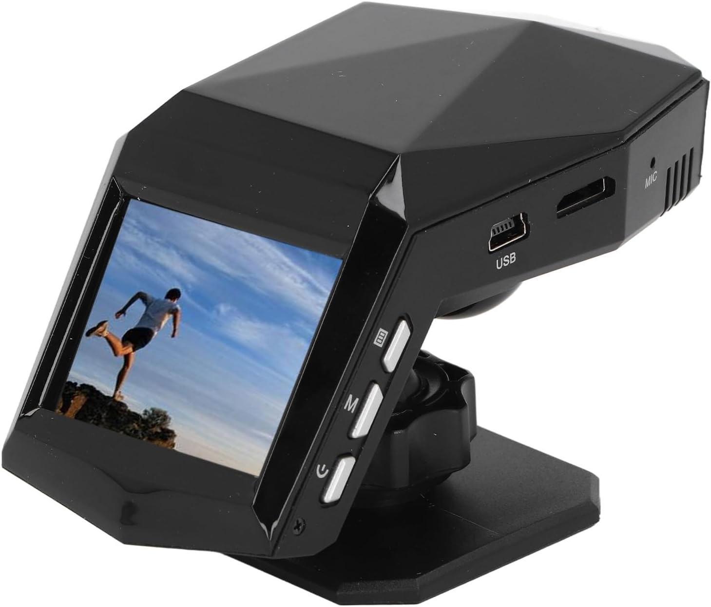 Car Dash Cam 10MP HD Lens 170 Wide Angle Night Vision WDR Loop Recording Parking Monitoring for Vehicles image number 1