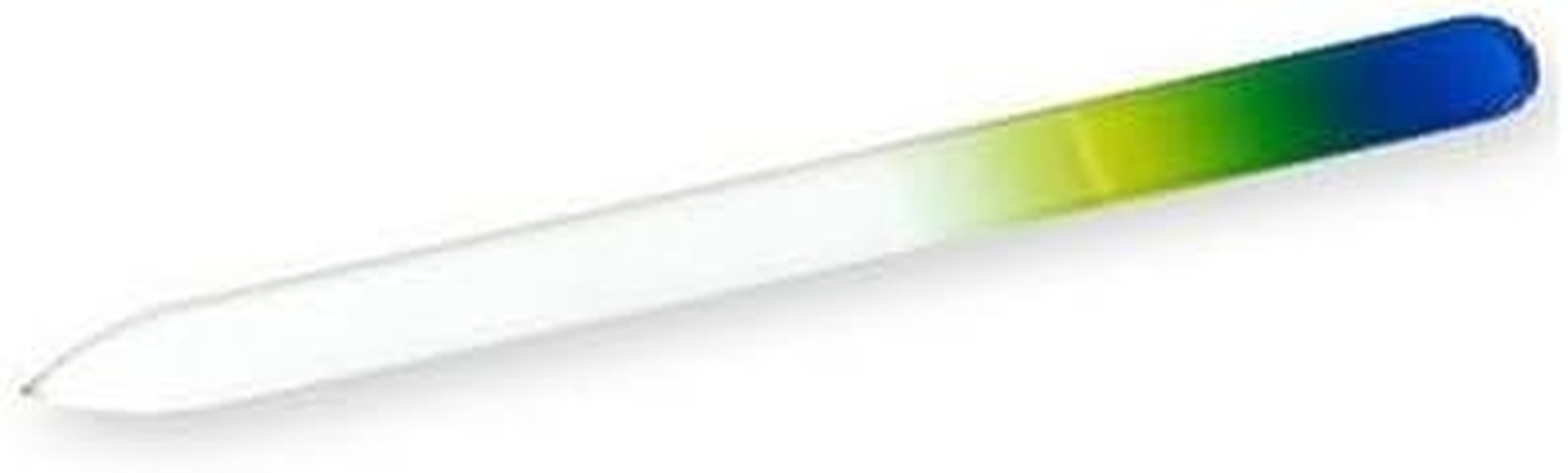 Blajek Glass Nail File 140Mm Single Sided (Green Gradient #04) image number 1