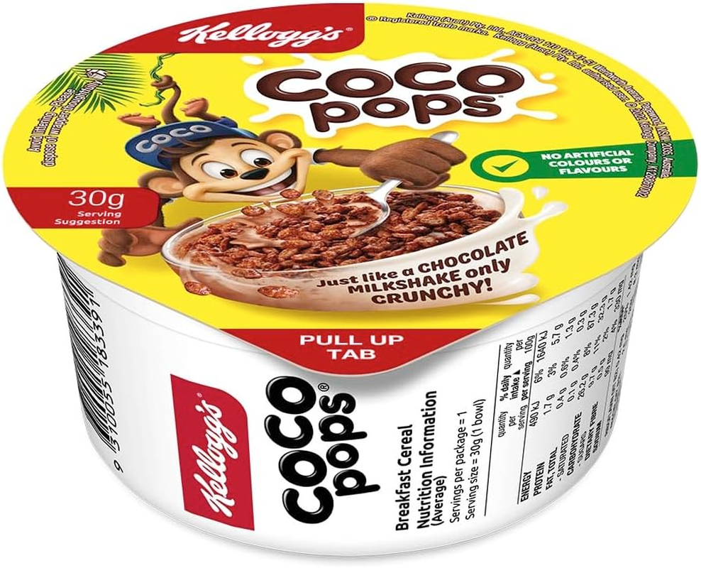 Kellogg'S Coco Pops Travel Bowl 30 G (Pack of 6)