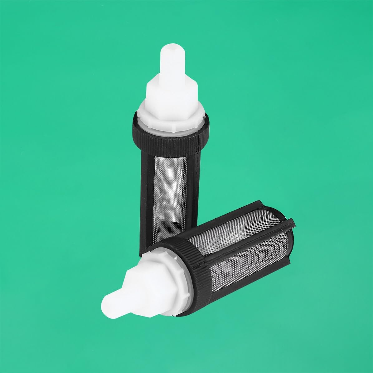 SEWACC 5Pcs Submersible Pump Filter Stainless Steel Mesh Water Inlet Strainer for Micro Pumps Efficient Debris Blocking Rust-Resistant Silicone Tube Inlet Filter image number 5