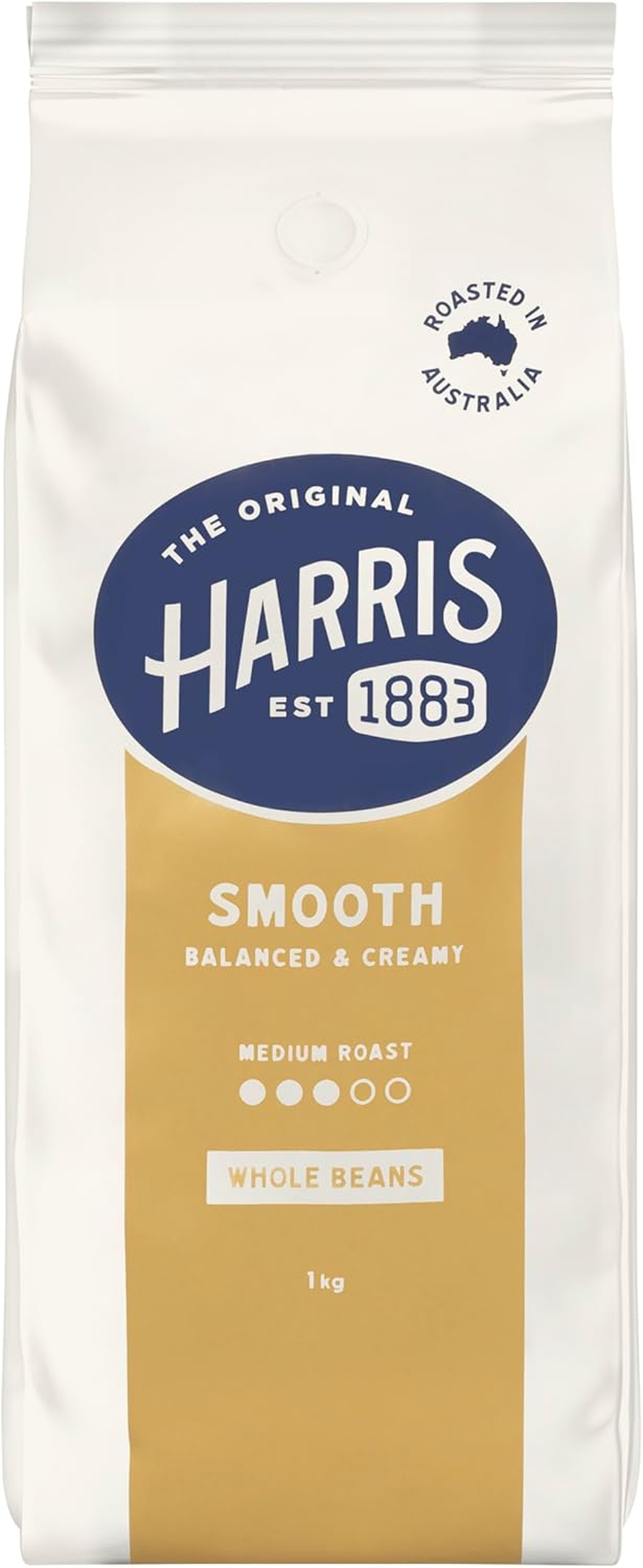 Harris Smooth Coffee Beans, 1Kg