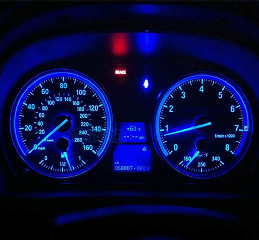 Blyilyb 20-Pack Blue T5 74 73 17 Wedge Led Bulb for 12V Car Dash Dashboard Instrument Panel Cluster Light Bulb Replacement image number 6