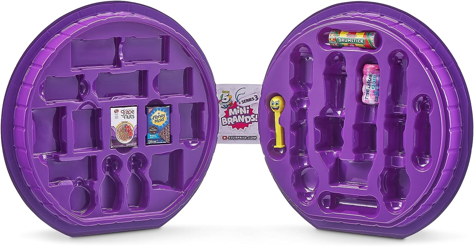 5 Surprise-Mini Brands-Series 3 Collectors Case(4Pcs Mini Product) by ZURU, Multi, 77115-S001 image number 2