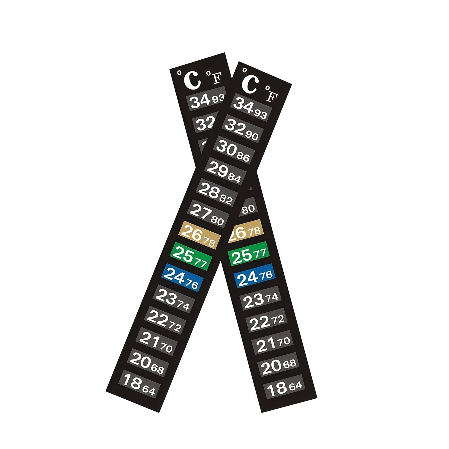 10 PCS Digital Stick on Aquarium Fish Tank Fridge Thermometer Control Stickers Sticker Temperature Products Measurement image number 4