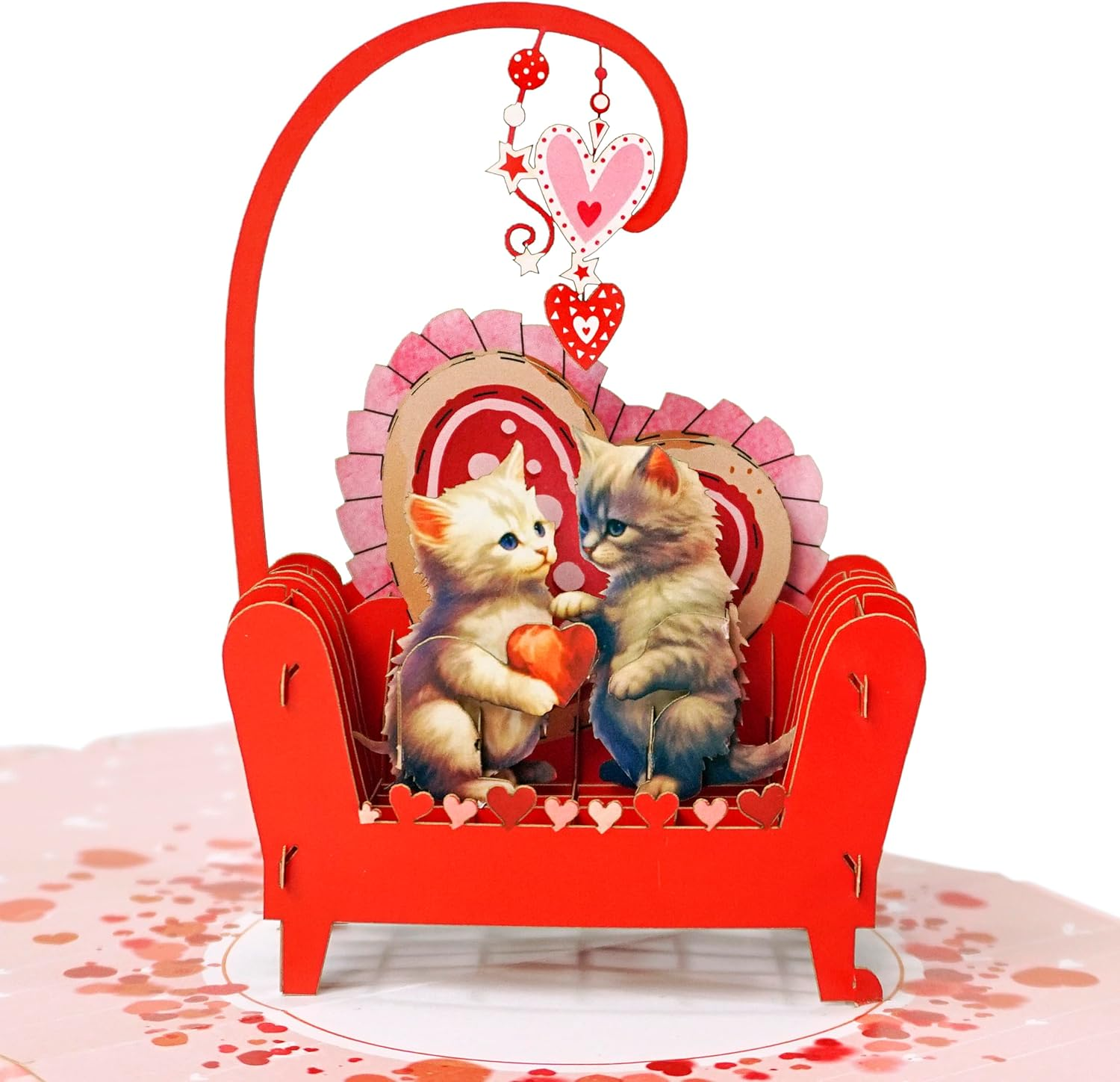 CUTPOPUP Cat Couple, Valentines Day Card Pop Up, Anniversary Card, 3D Popup Greeting Love Card (Cat Couple) AN151AU1520