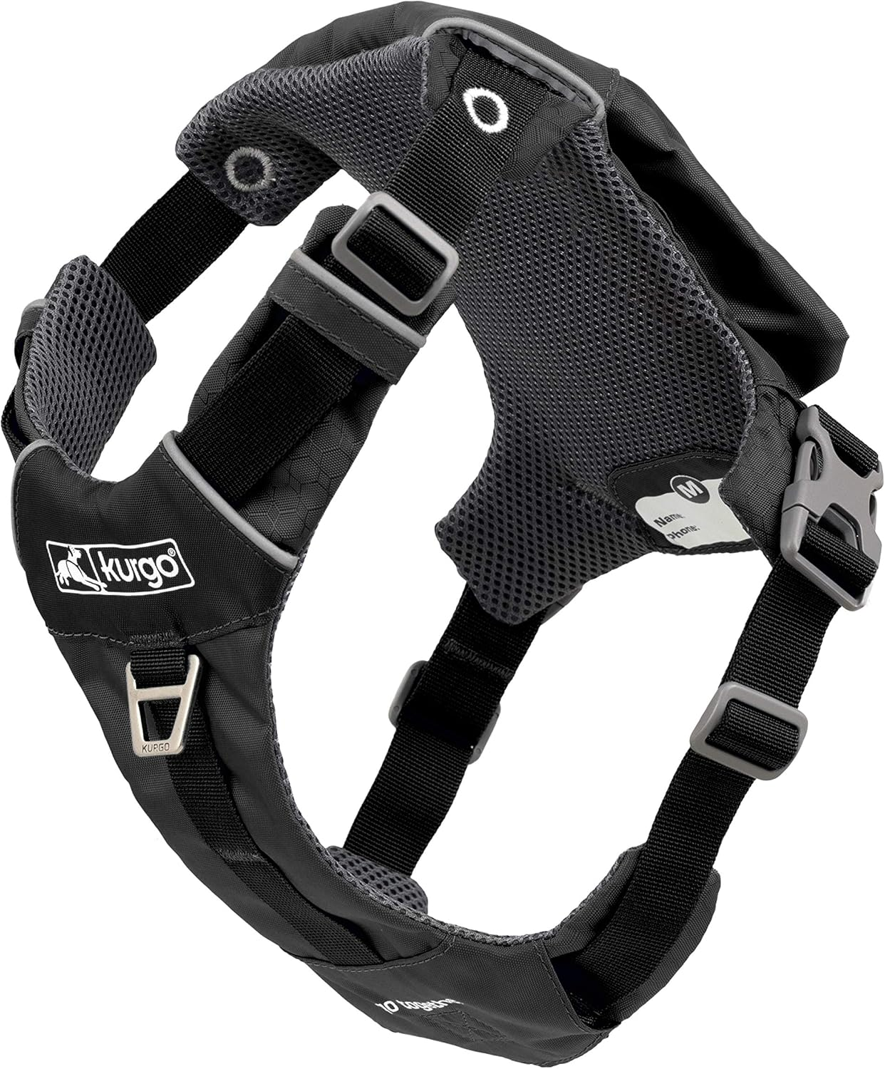 Kurgo Stash N Dash Dog Harness, Black, Small image number 4