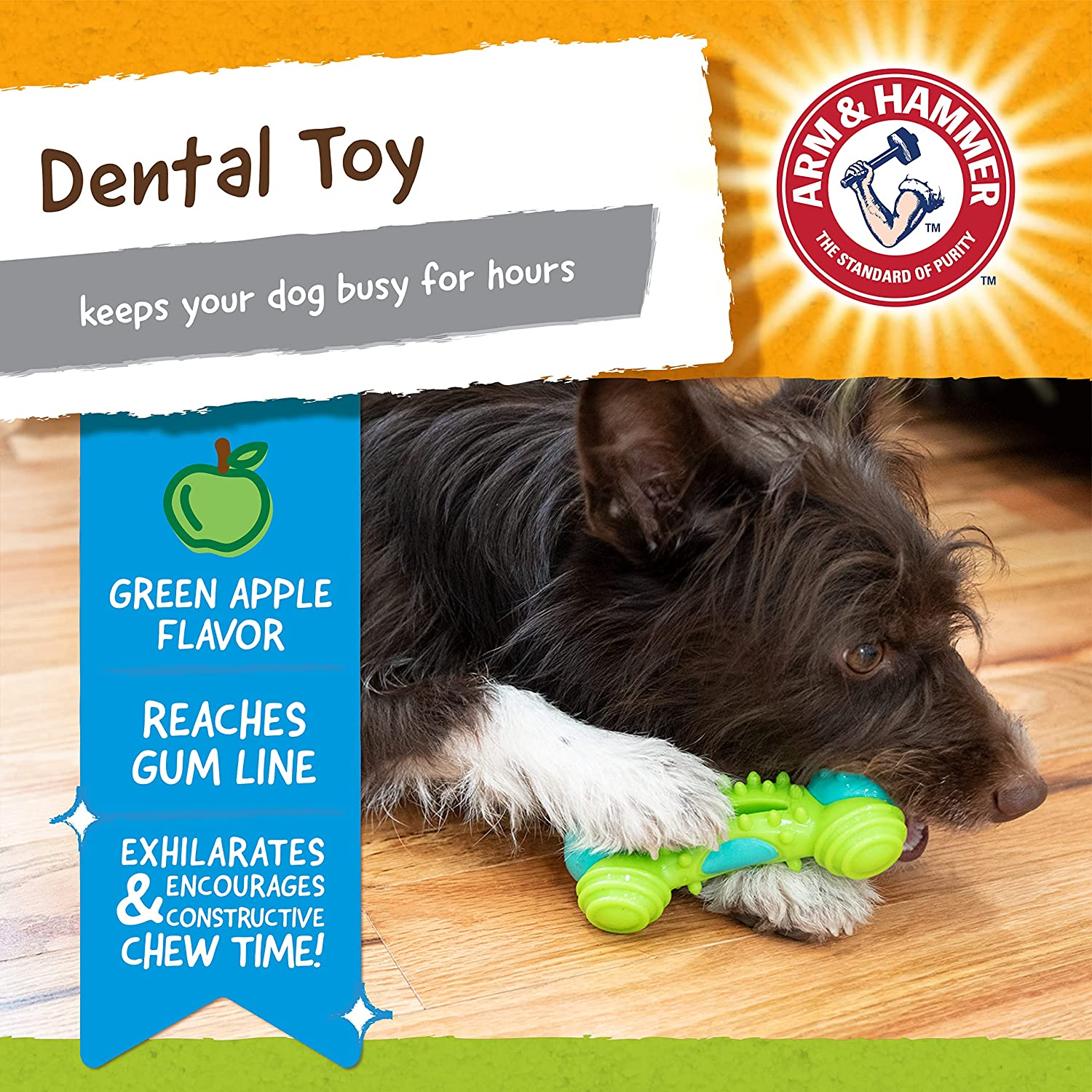 Arm & Hammer Nubbies Duality Bone Dental Toy for Dogs image number 1