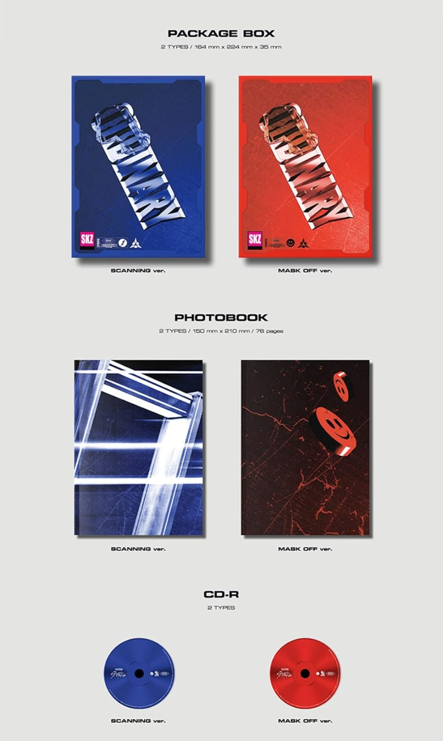 STRAY KIDS ODDINARY [Standard Ver] Album (SCANNING Ver) Cd+Photobook+Photocards+Id Photocard+Mini Poster+Lyrics Paper+Sticker+(Extra 4 Photocards+1 Double-Sided Photocard) image number 2