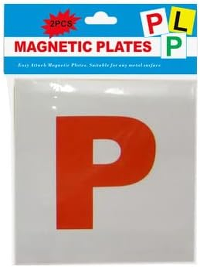 Lylac Magnetic Car Plates 2 Pieces QLD Red P
