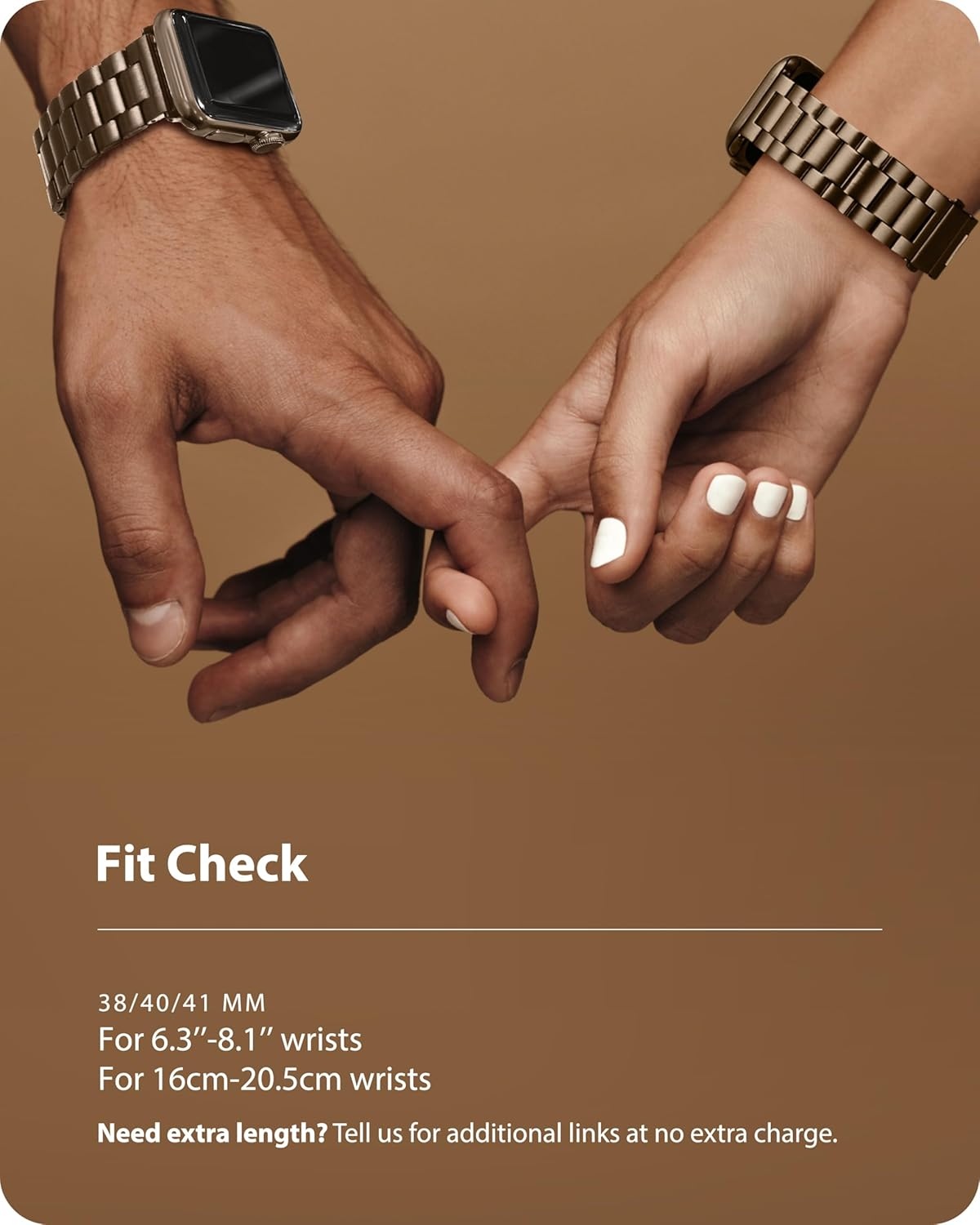 Fullmosa Compatible for Apple Watch Band 41Mm 40Mm 38Mm, Stainless Steel Iwatch Band with Case for Apple Watch Series 9 8 7 6 5 4 3 2 1 & Iwatch SE and SE 2, 41Mm 40Mm 38Mm Golden Coffee image number 2