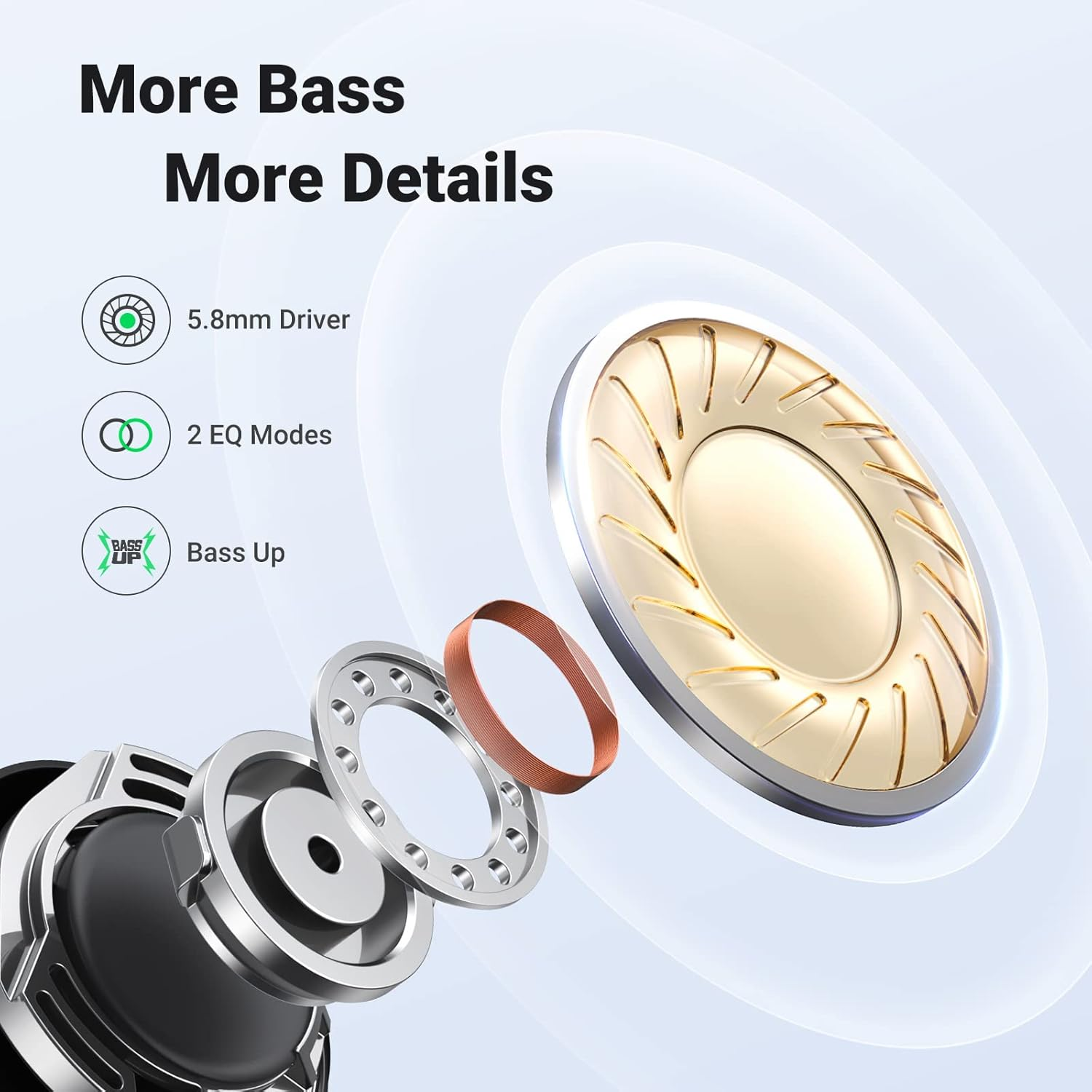 UGREEN Hitune True Wireless Earbuds 80606 (V28-ACBUGN80606)