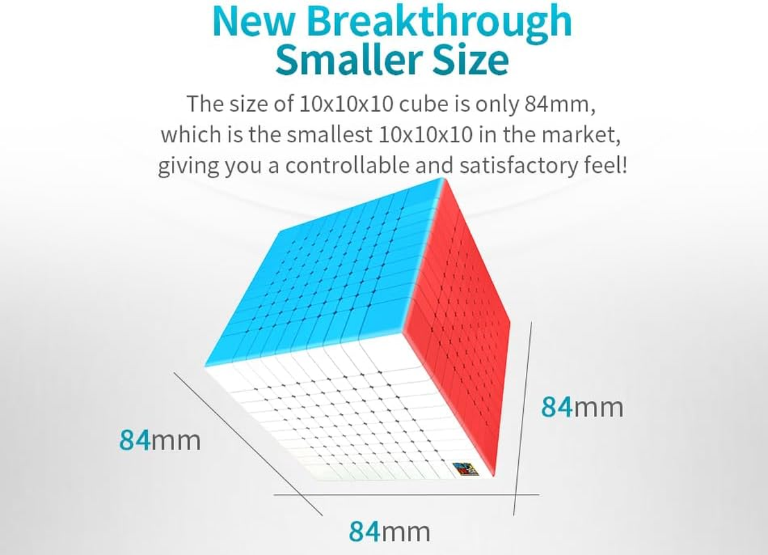 Willking Moyu Meilong 10X10 Speed Cube Stickerless Mofang Jiaoshi Meilong 10X10X10 Puzzle Cube Cubing Classroom 84Mm Speed Toys image number 4