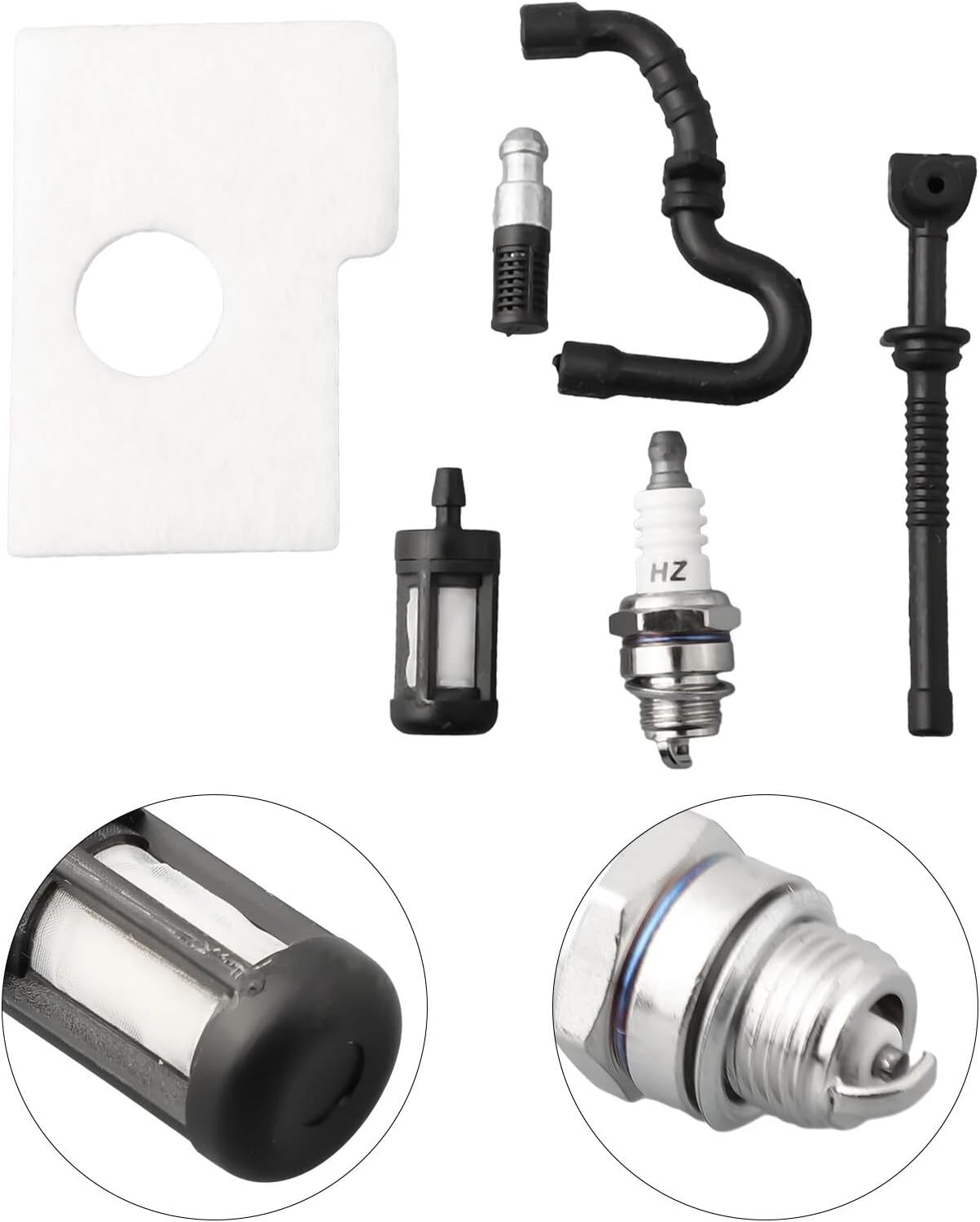 Service Kits Compatible with STIHL 017 018/MS170 MS180 AIR Fuel Oil Filter Hose Spark Plug- image number 5