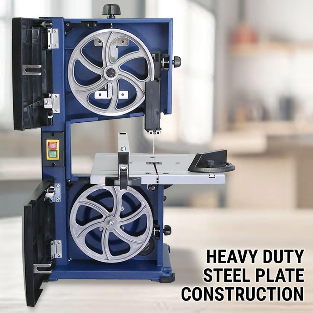 400W Bandsaw Band Saw Wood Benchtop Timber Vertical Machine Woodworking Cutter image number 1