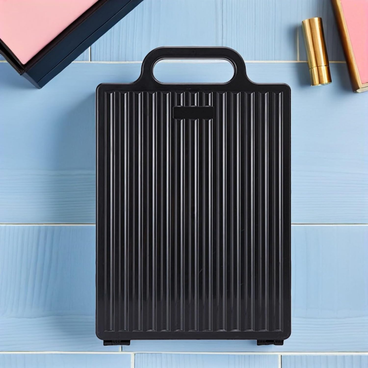 SHERCHPRY Professional Double-Sided Folding Hairdresser Mirror for Salon Use Portable Unbreakable Rearview Tool for Precise Cutting Styling and Grooming in Barber Shops image number 6