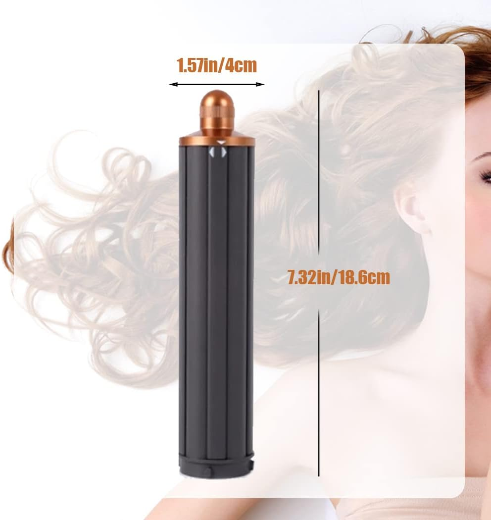 Long Curling Barrels Hair Tool for Dyson Airwrap Styler HS05 HS01, 2 In1 40MM Self-Curling Attachment image number 2