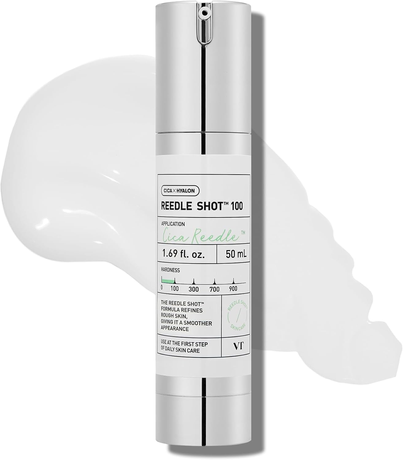 VT COSMETICS CICA Reedle Shot 100, Daily Night Exosome, CICA Reedle Shot Serum with Hyaluronic Acid & Propolis &ndash; for Smooth, Radiant-Looking Skin1.69Fl Oz (50Ml) image number 3