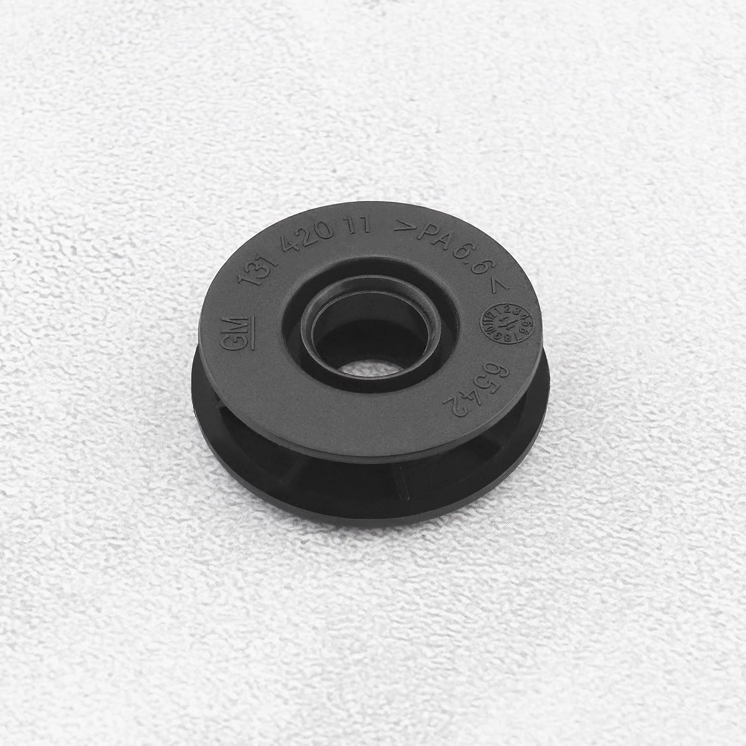 Emagtech 8PCS Car Floor Mat Clips 13142011 13142012 Carpet Anti-Slip Buckle Plastic Fastener Clip round Fixing Grip Clamps Mounting Retainer Black image number 3