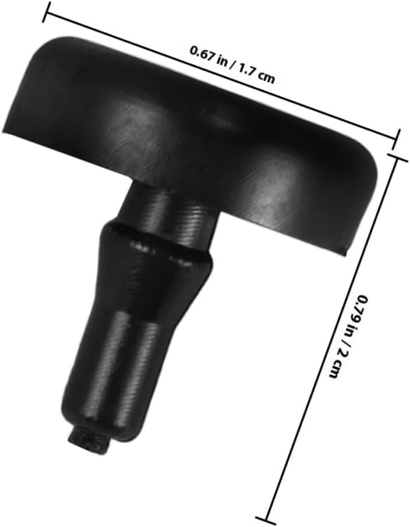 GALPADA 15Pcs Brake Light Switch Rubber Stoppers for Car Brake Clutch Pedal Replacement Automotive Stopper Compatible with Multiple Vehicle Models Black image number 1