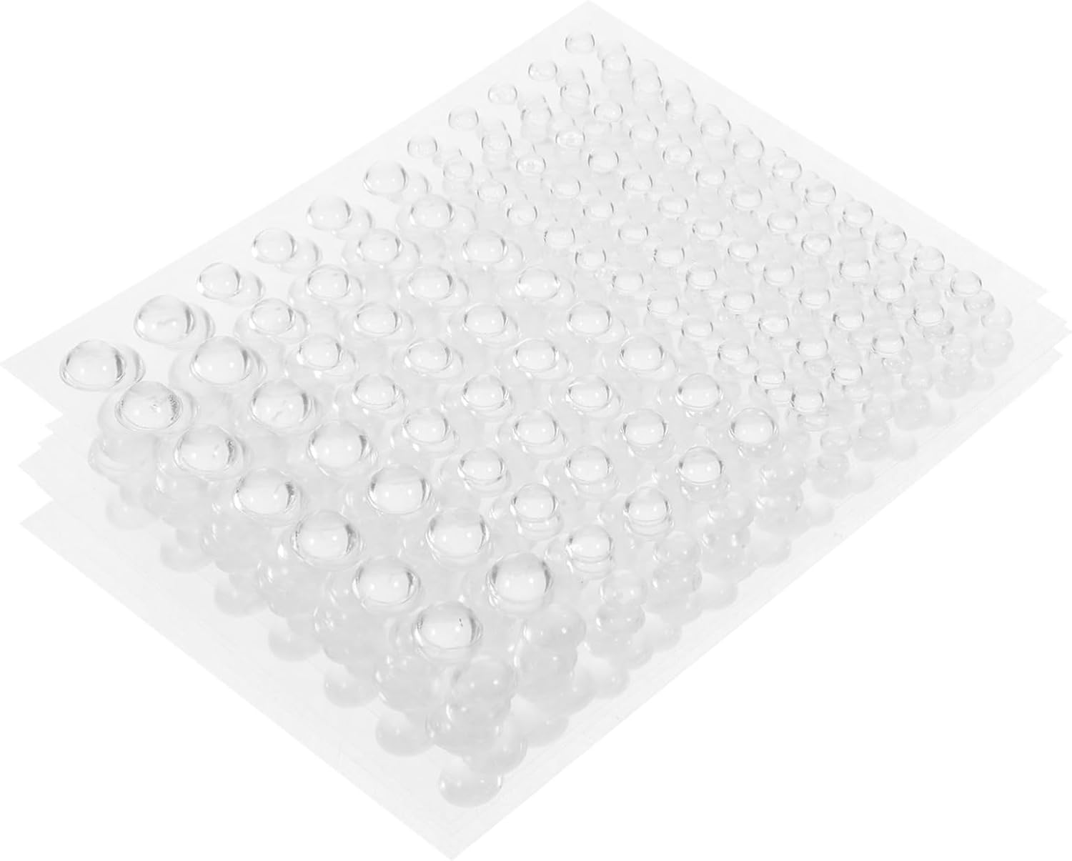 LALAFINA 32Sheets Dewdrop Dew Design Patches DIY Phone Case Patches Water Droplet Bead for Manicure Supplies Water Vase Filler Beads for Cards Dewdrops