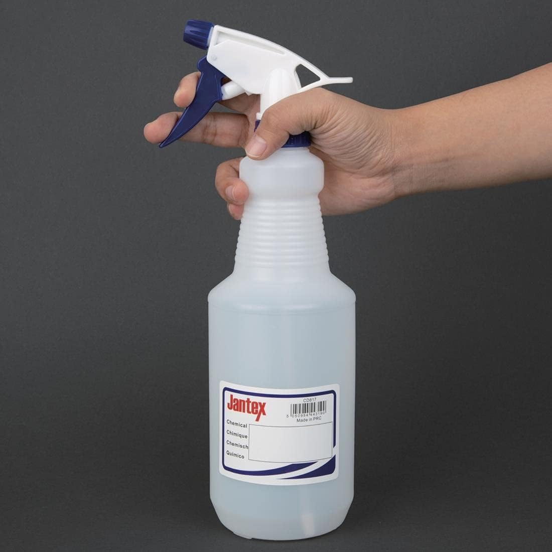 Jantex Colour-Coded Trigger Spray Bottle, Blue, 750 Ml Capacity image number 2