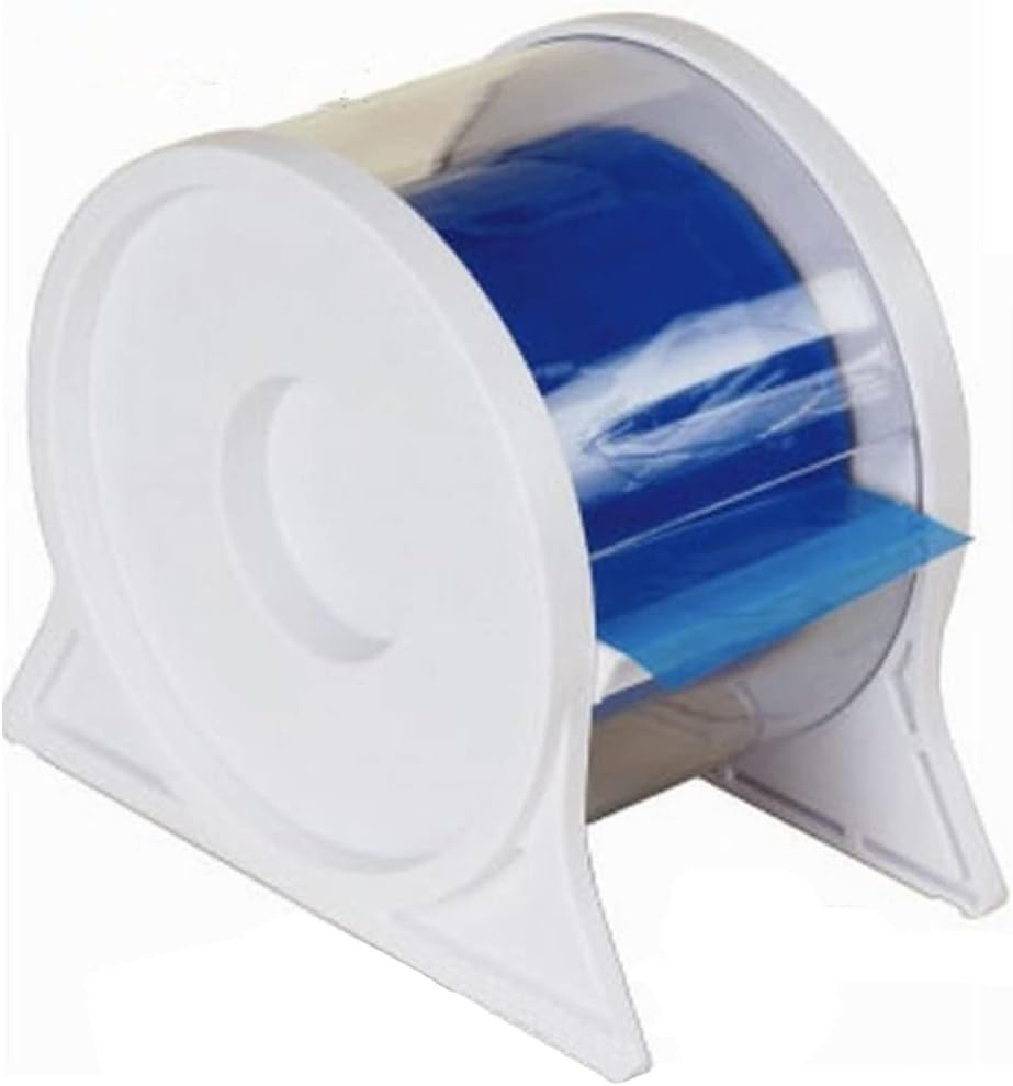 Dental Barrier Film Dispenser, Acrylic Protecting Barrier Film Holder for Film Support & Dust-Proof, Dispensing Box Barrier Dispensers Plastic Stand Holder image number 3