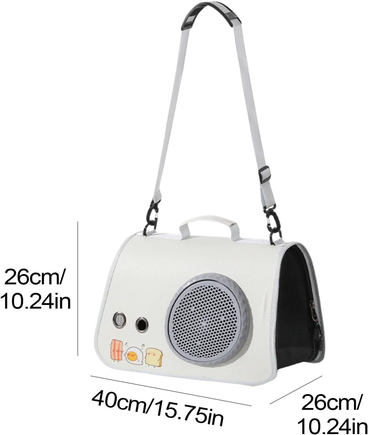 Cat Carrier | Travel Cat Carrier Shoulder Bag - Large Transport Animals Tote with Shoulder Strap Breathable for Adults Men Women Elderly Teens image number 3