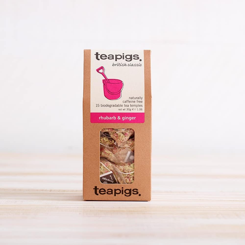 Teapigs Rhubarb and Ginger Tea Temples image number 5